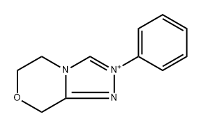 8H-1,2,4-Triazolo[3,4-c][1,4]oxazinium, 5,6-dihydro-2-phenyl- Struktur