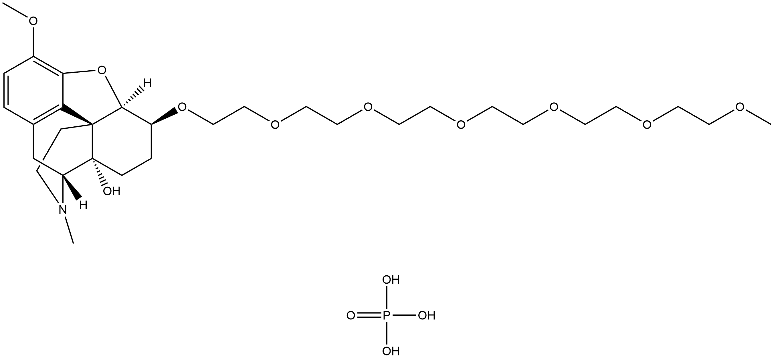 Oxycodegol phosphate Struktur