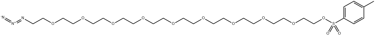 N3-PEG10-Tos Struktur