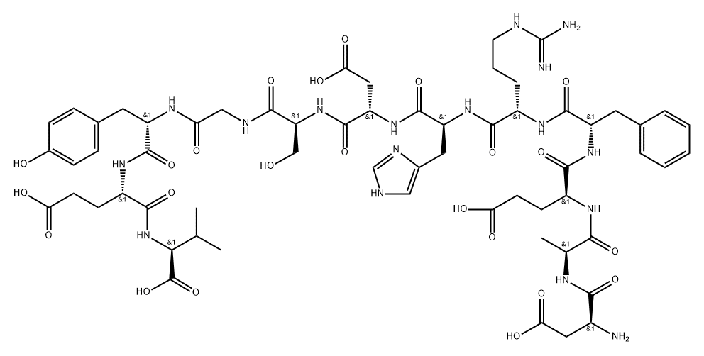 Amyloid β-Protein (1-12) Struktur