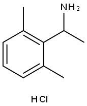 1-(2,6-dimethylphenyl)ethan-1-amine hydrochloride Struktur