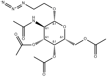 2-Azidoethyl 2-acetamido-3,4,6-tri-O-acetyl-2-deoxy-beta-D-galactopyranoside, Min. 98% Struktur