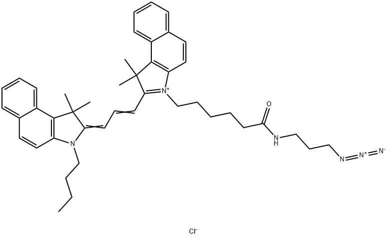 Cyanine3.5 azide Struktur