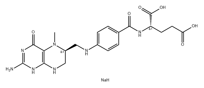 L 5 MTHF sodium Struktur