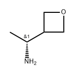 3-Oxetanemethanamine, α-methyl-, (αR)- Structure