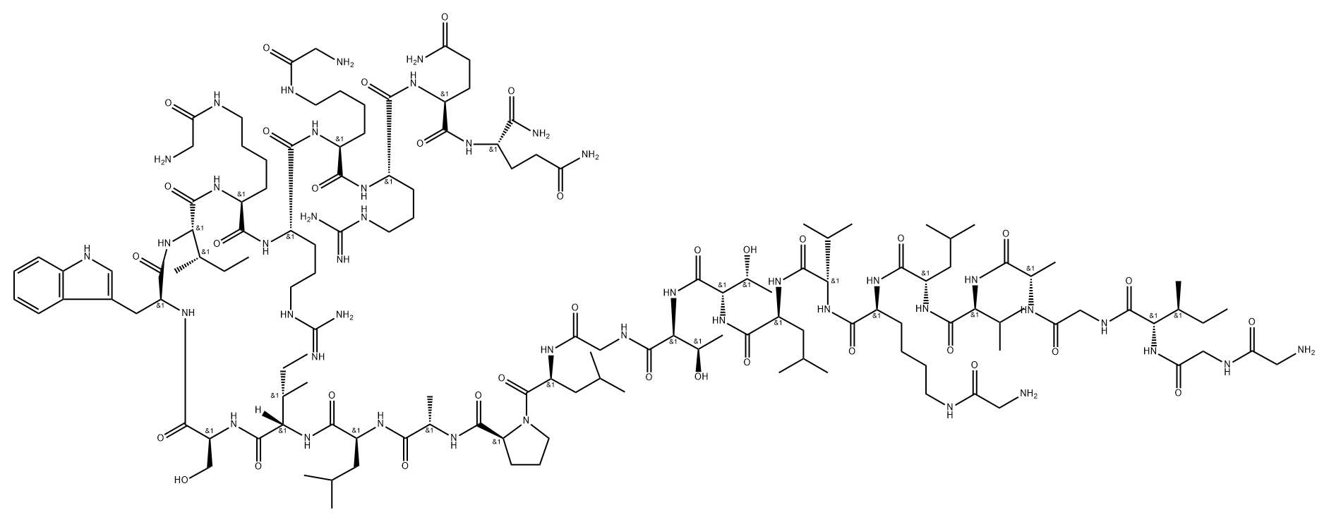 glycylmelittin Struktur