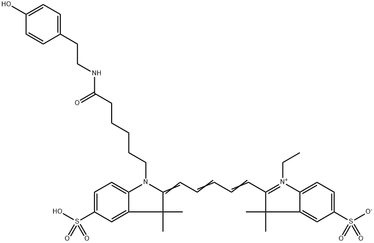 Cyanine 5 Tyramide Struktur