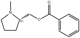 2-Pyrrolidinemethanol, 1-methyl-, 2-benzoate, (2S)- Struktur