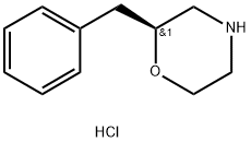 Morpholine, 2-(phenylmethyl)-, hydrochloride, (2S)- Struktur