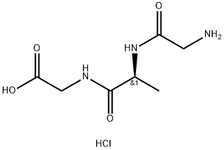 H-Gly-Ala-Gly-OH·HCl Struktur