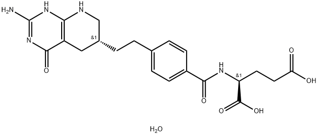 Lometrexol hydrate Struktur