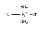 Quecksilber(II)-diamminchlorid Struktur