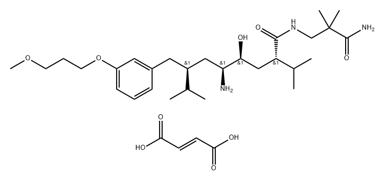 Demethoxy Aliskiren Fumarate (2:1) Struktur