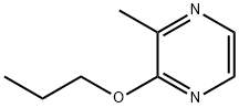 2-Propoxy-3-methyl pyrazine Struktur