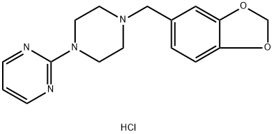 Piribedil dihydrochloride Struktur