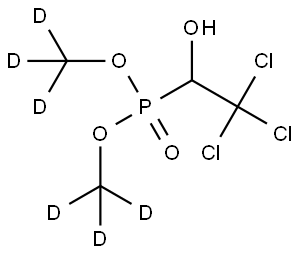 Trichlorfon-(dimethyl-d6) Struktur