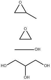 Methyloxirane polymer with oxirane, ether with 1,2,3-propanetriol(3:1), trimethyl ether Struktur