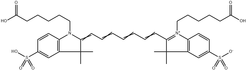 Cy7 diAcid(di SO3) Struktur