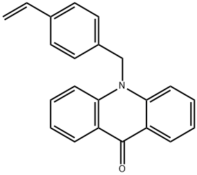 10-[(4-Ethenylphenyl)methyl]-9(10H)-acridinone Struktur