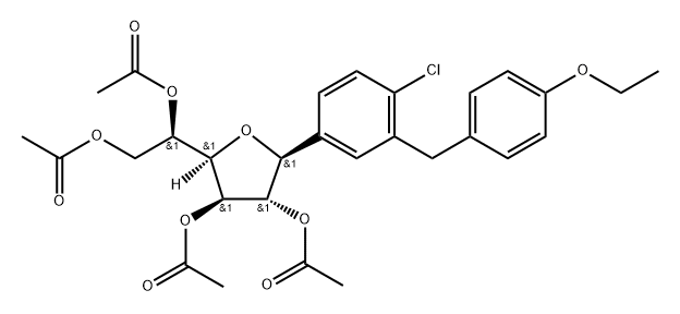 Dapagliflozin Impurity 19 Struktur