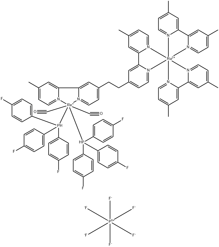 Ru-Re(FPh) Struktur