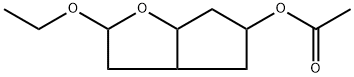 2H-Cyclopenta[b]furan-5-ol,2-ethoxyhexahydro-,acetate,[2R-(2alpha,3aalpha,5bta,6aalpha)]-(9CI) Struktur