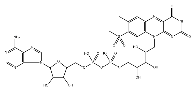 8-(methylsulfonyl)FAD Struktur