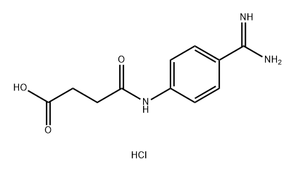 4''-AMIDINOSUCCINANILIC ACID HYDROCHLORIDE Struktur