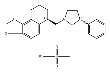 Napitane mesylate Struktur