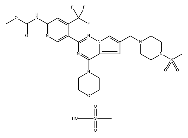 CYH33 methanesulfonate Struktur