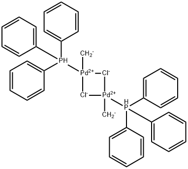 Di-μ-chlorodimethylbis(triphenylphosphine)dipalladium 96%