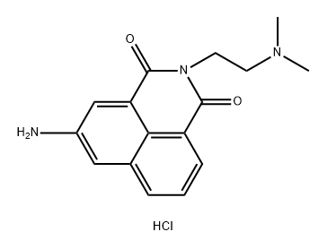 Amonafide dihydrochloride Struktur