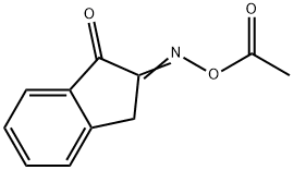 2-Oximino indonon - (1) - acetate Struktur