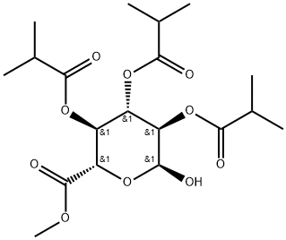 α-D-Glucopyranuronic acid, methyl ester, 2,3,4-tris(2-methylpropanoate)