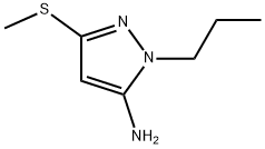 3-(methylthio)-1-propyl-1H-pyrazol-5-amine Struktur