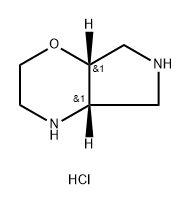 Pyrrolo[3,4-b]-1,4-oxazine, octahydro-,dihydrochloride, (4aS-cis)- Struktur