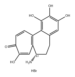 N-Deacetyl-1,2,3,10-demethyl Colchicine Hydrobromide Struktur