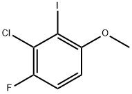 2-Chloro-1-fluoro-3-iodo-4-methoxybenzene Struktur