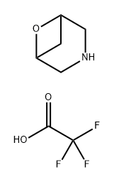 6-Oxa-3-azabicyclo[3.1.1]heptane, 2,2,2-trifluoroacetate Struktur