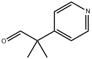 4-Pyridineacetaldehyde, α,α-dimethyl- Struktur