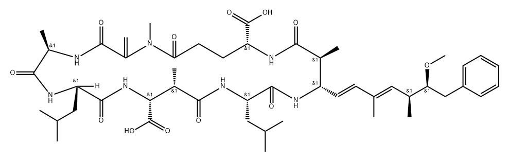 microcystin LL Struktur