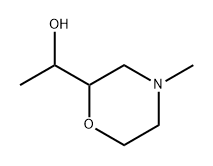 2-Morpholinemethanol, α,4-dimethyl- Struktur