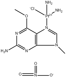 Ptcl(NH3)2-O(6),9-dimg No3 Struktur