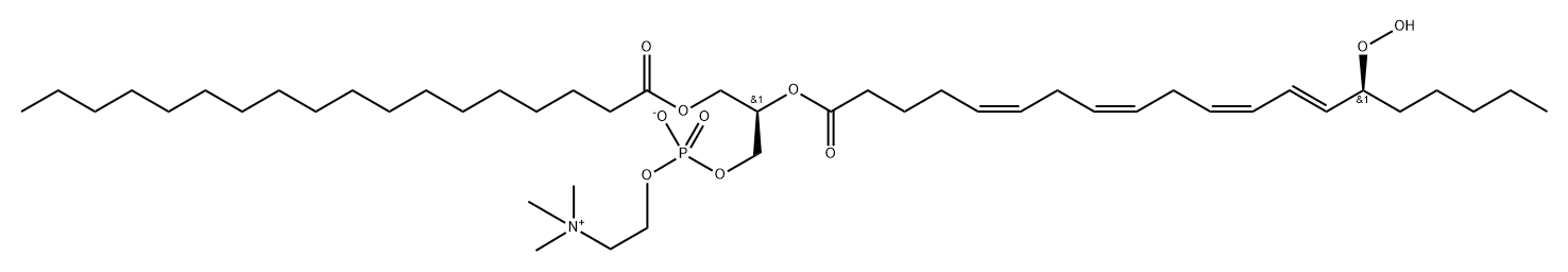 1-Stearoyl-2-15(S)-HpETE-sn-glycero-3-PC Struktur