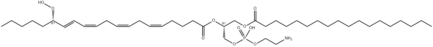 1-Stearoyl-2-15(S)-HpETE-sn-glycero-3-PE Struktur