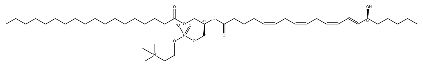 1-Stearoyl-2-15(S)-HETE-sn-glycero-3-PC Struktur