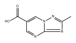 2-methyl-[1,2,4]triazolo[1,5-a]pyrimidine-6-carboxylic acid Struktur