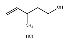 4-Penten-1-ol, 3-amino-, hydrochloride (1:1) Struktur