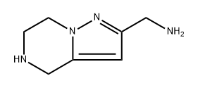 (4,5,6,7-tetrahydropyrazolo[1,5-a]pyrazin-2-yl)methanamine Struktur