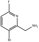 (3-bromo-6-fluoropyridin-2-yl)methanamine Struktur